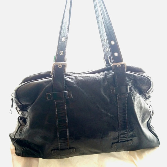 Francesco Biasia Distressed Hobo Satchel EUC ❤️ - Picture 1 of 11